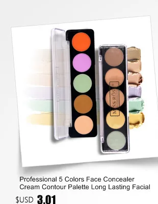 Face Concealer Cream Makeup Perfect Cover Pores Dark Circles Oil-control Waterproof Liquid Eyes Concealer Face Primer Cosmetic