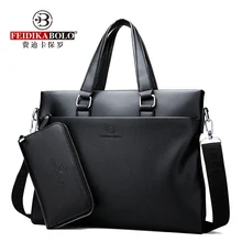 Новая модная мужская сумка, деловая мужская сумка, вместительная сумка для компьютера, модная черная Мужская сумка через плечо, деловые портфели