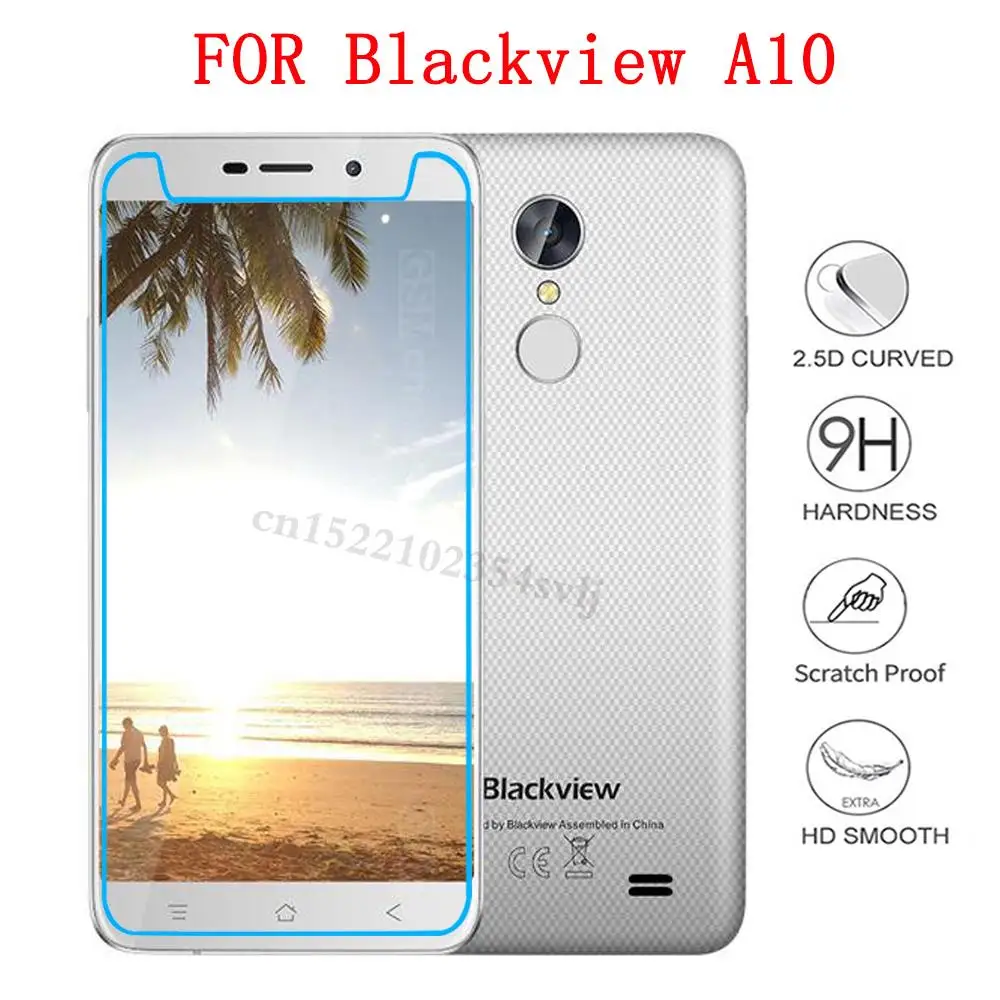 

Smartphone Tempered Glass 9H Explosion-proof Protective Film Screen Protector mobile phone for Blackview a10 A10