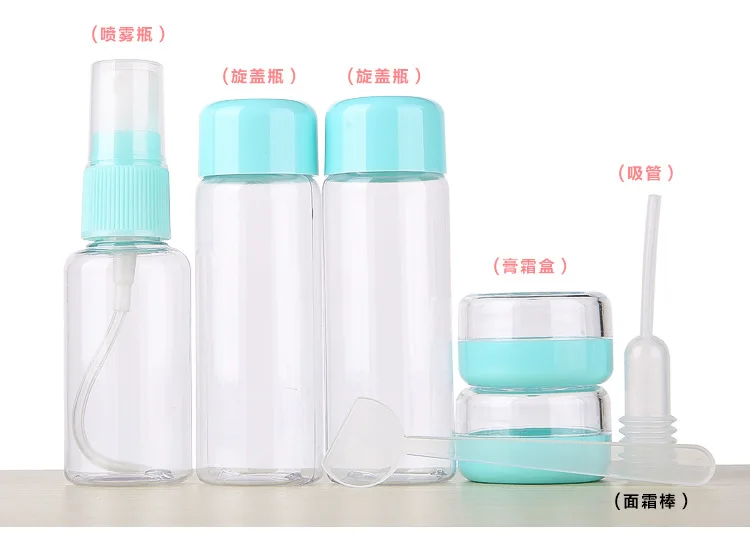 Дорожный портативный пластиковый прозрачный мини косметический крем для лица горшок пустой контейнер бутылка