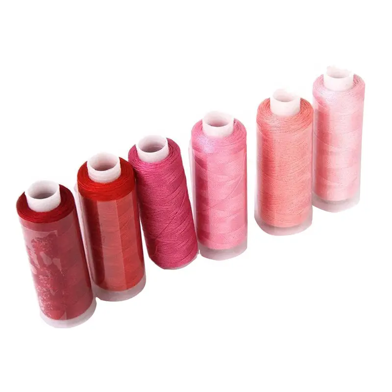 30 катушек смешанных цветов полиэстер Швейные стеганые нитки все назначения DIY Красочные нитки