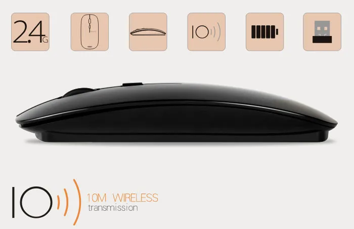 Мини Мода Беспроводной Мышь 2,4 ГГц 1600 Точек на дюйм игровой Мышь мыши USB колеса Мышь для портативных ПК Desktop#3726