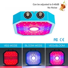 Новинка 1000 Вт диммируемая Светодиодная лампа для выращивания растений COB полный спектр фитокарта для гидропоники цветов комнатный сад рассада без шума