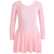 Гимнастика Обувь для девочек розовый синий купальник Балетные костюмы пачка Скейт танцевальная одежда День рождения Юбка Платье SZ2-8Y