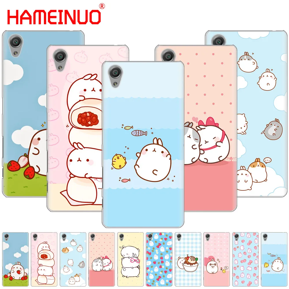 

Molang rabbits Cutest Kawaii Box Potatoes phone Case for sony xperia C6 XA1 XA2 XA ULTRA X XP L1 L2 X XZ1 compact XR/XZ PREMIUM