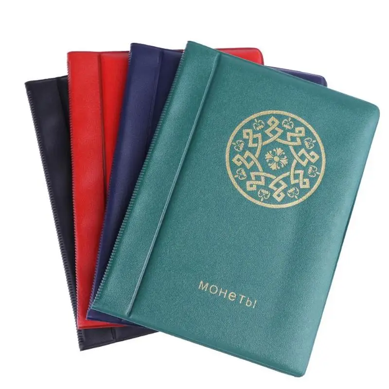 

120 Pockets Coins Album Collection Book Mini Penny PVC Coin Storage Album Book Collecting Coin Holders for Collector Supplies