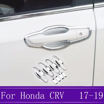 

8Pcs/set ABS Car Exterior Door Bowl Protection Cover Sticker External Modification Car Styling For Honda CRV CR-V 2017 2018 2019