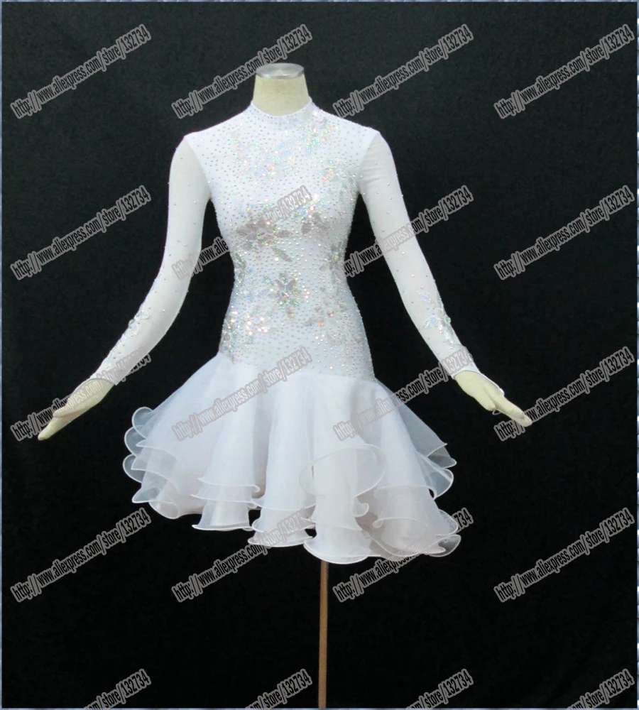 Rumba Jive Chacha Latin Dance Dress Ballroom Dress Latin Costume Women