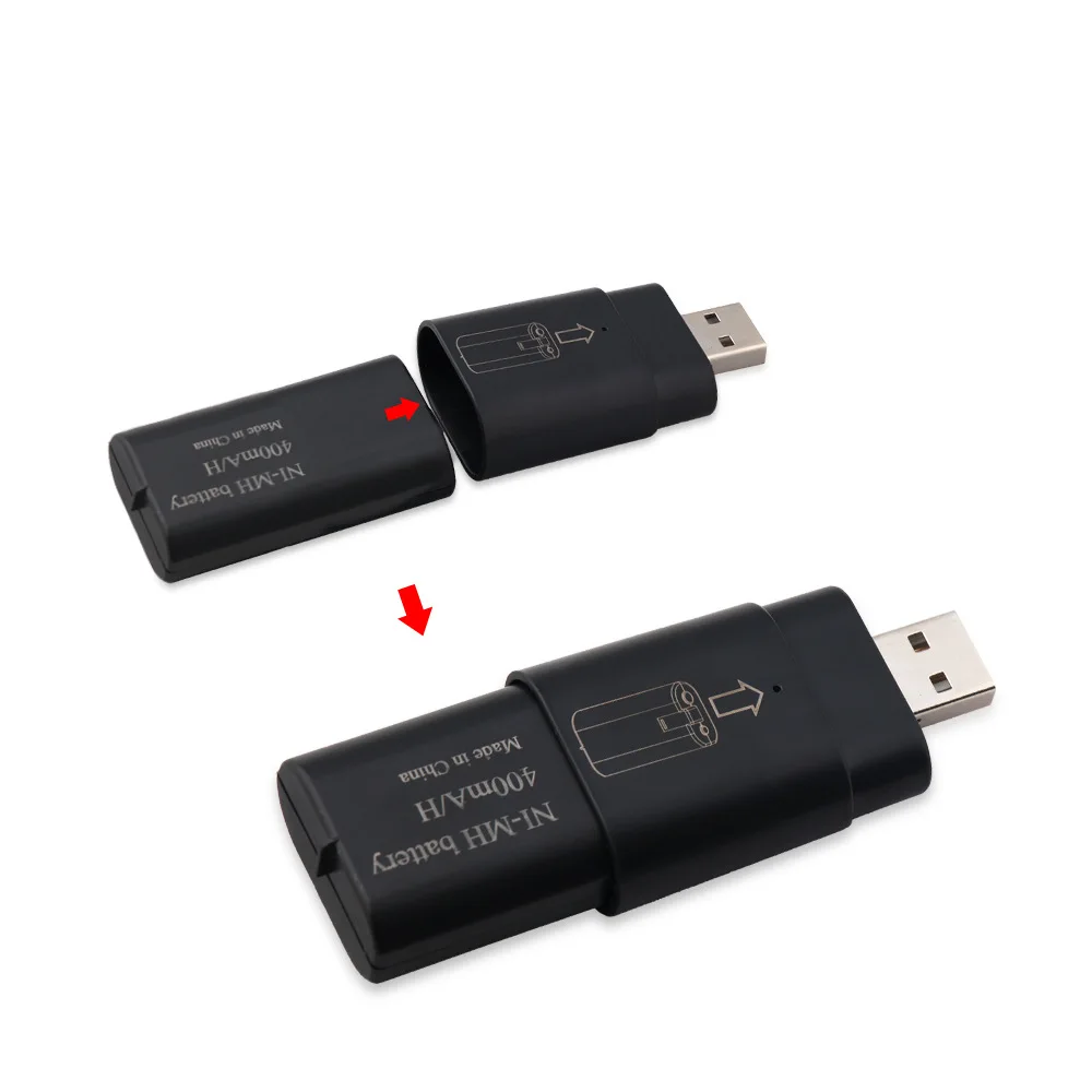 1 комплект USB зарядное устройство с 2 шт 400 мАч аккумулятор для xbox one беспроводной контроллер