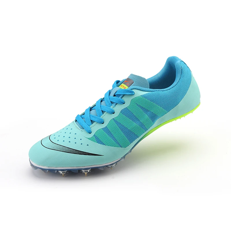 

2018 New Track and Field for Men Lace Up Slip-resistant Spike Nail Sneakers Teenager Professional Sprint Spike Training Shoes
