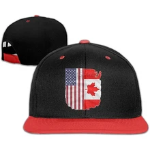 Канада американский флаг Персонализированные новейшие бейсболки для девочек
