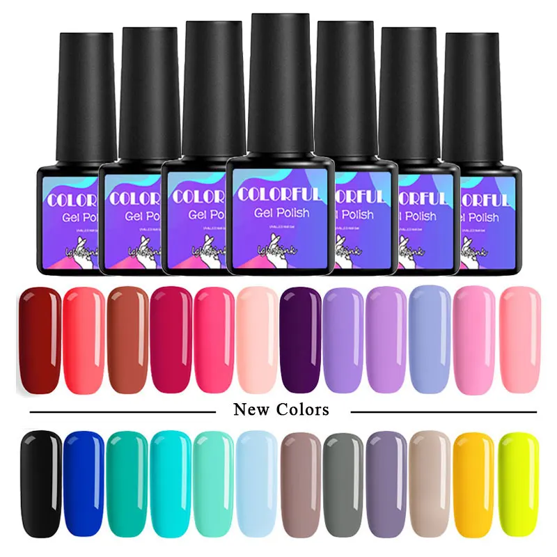 Lghzlink الأشعة فوق البنفسجية هلام مجموعة طلاء تلميع جميع للتقليم شبه الدائم Vernis معطف فوقي UV LED جل الورنيش نقع قبالة مسمار الفن هلام مسمار البولن...