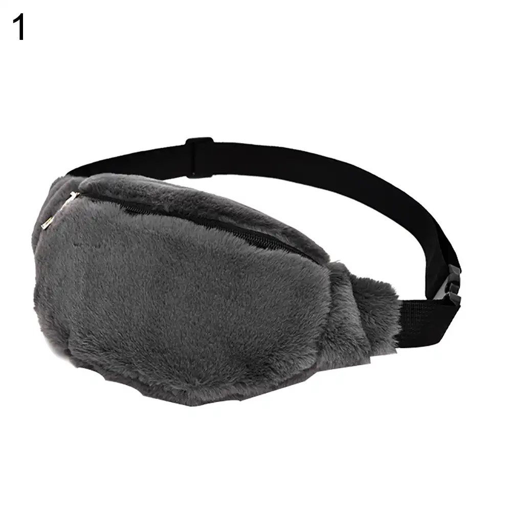 fluffy bum bag