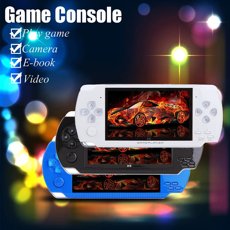 

Educational Funny Durable High Quality Mini Handheld Game Console Portable 4.3'' 8GB 32Bit Built-in 300 Game Video Player#254265