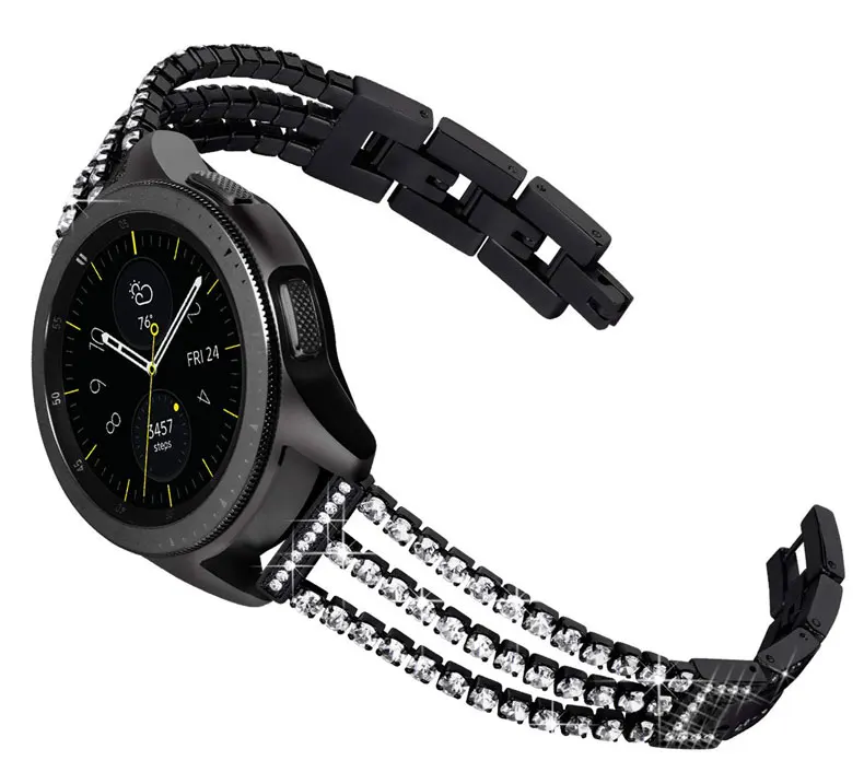 20mm/22mm strap for Samsung Galaxy 46mm Gear S3 Frontier active 42mm S2 classic huawei watch gt watch band metal bracelet