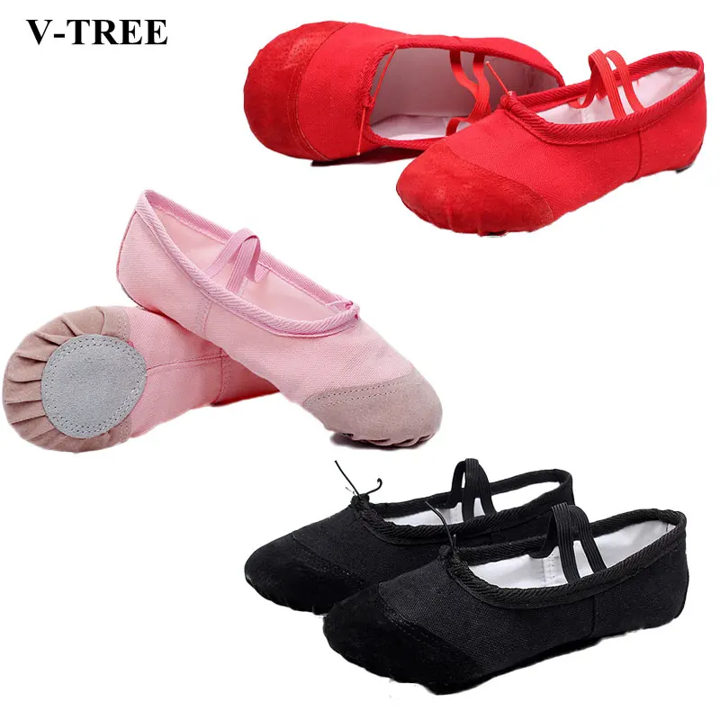 Soft Children Shoes Canvas Ballet Shoes For Children Girls Boys