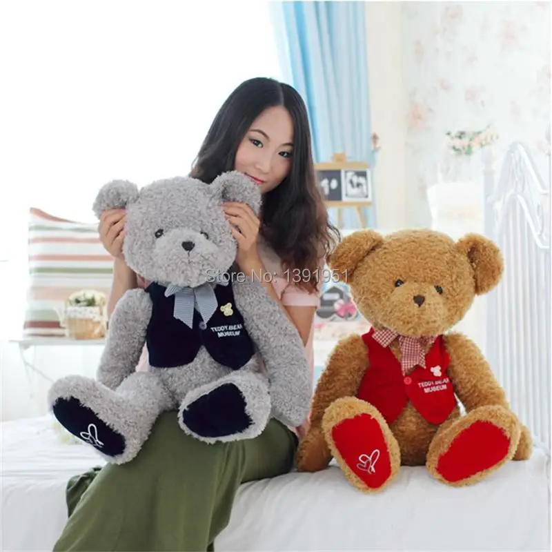Sale 45cm Bowknot vest Big Teddy Bear 