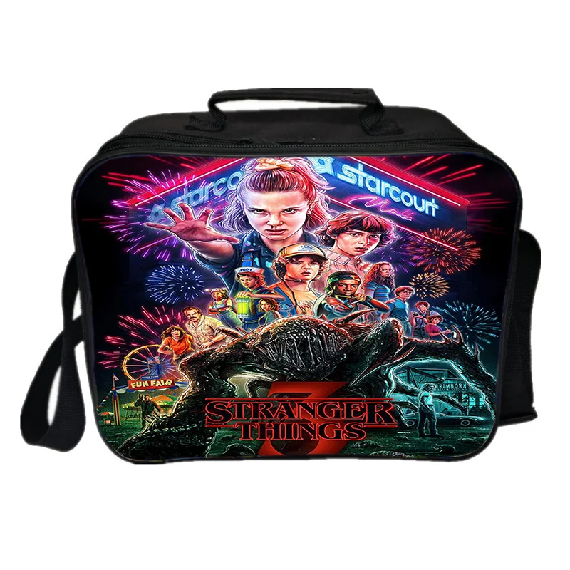 

Stranger Things 3 Lunch Bag Picnic Insulation Bag Men Women Boys Girls Worker Lunch Bag Fashion New Daily Portable Lunch Box