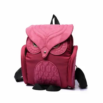 

New Owl Women's Backpack Fashion Animal Print School Bag Anti-theft Canta Shoulder Bag