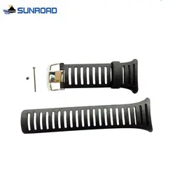 25 мм черный силиконовый резиновый ремешок Водонепроницаемый спортивные часы группа для наручные часы SUUNTO T1 T1C T4C T4D T серии Suunto Core