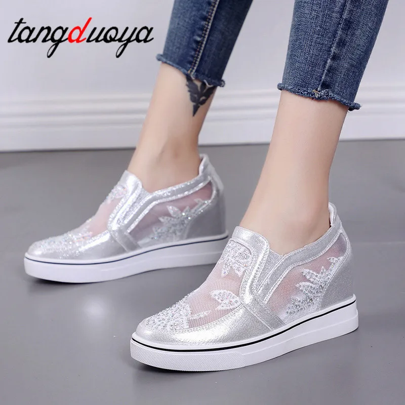 

summer Women Shoes Oxford Platform Women Flats hollow out quality Round Toe Loafers Shoes For Women casual shoes spring
