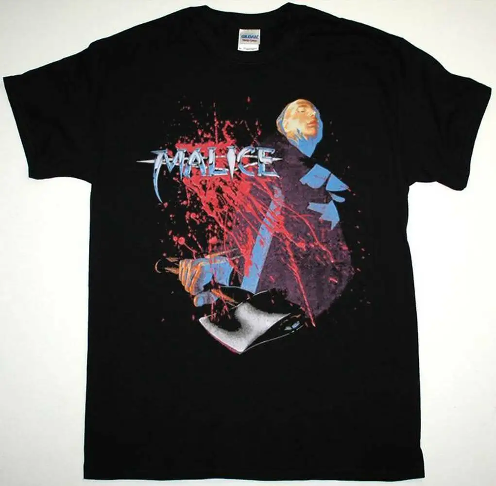 MALICE LICENSE TO KILL TOUR JUDAS PRIEST RIOT HEAVY METAL Новая черная футболка Летняя с круглым вырезом