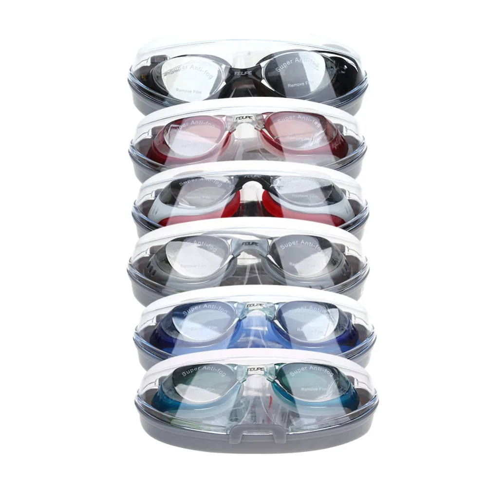 FEIUPE 7 Colors Professional Swimming Goggles Diopter Swim Eyewears