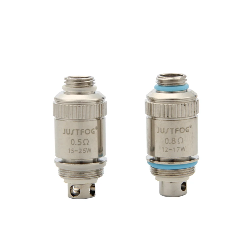 JUSTFOG туман 1 головка катушки 0.5ohm 0.8ohm анти-коса дизайн замена катушки Vape электронные сигареты в виде ручек 50 шт./партия