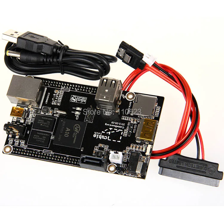 

Free shipping Cubieboard1 Allwinner  A10 SOC MiniPC Built-in IR receiver