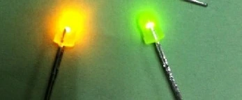 Диффузный бесполярный биколор 3 мм светодиодный диодный светильник желтый @