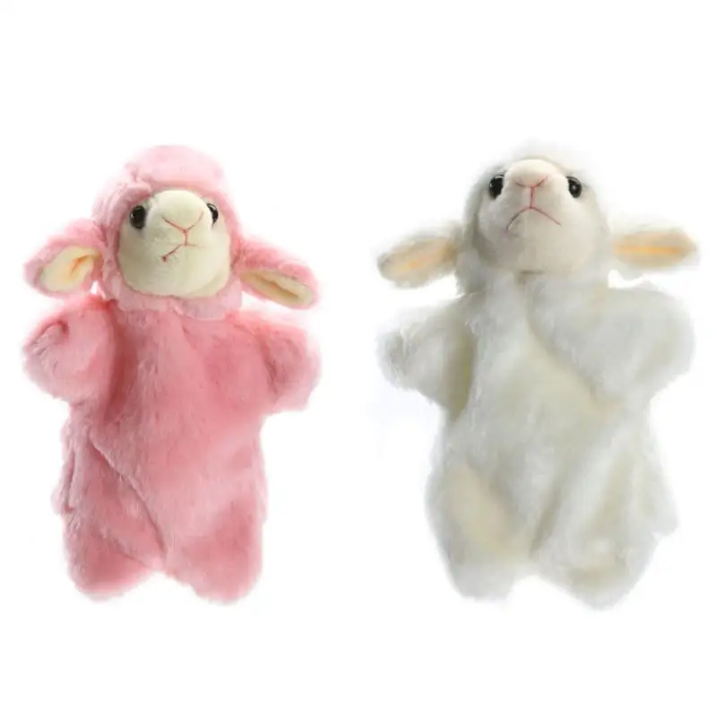 1 шт. милые овцы ручной кукольный ребенок развивающая Мягкая Милая мультяшная Интерактивная кукла плюшевая игра играющая игрушка подарок