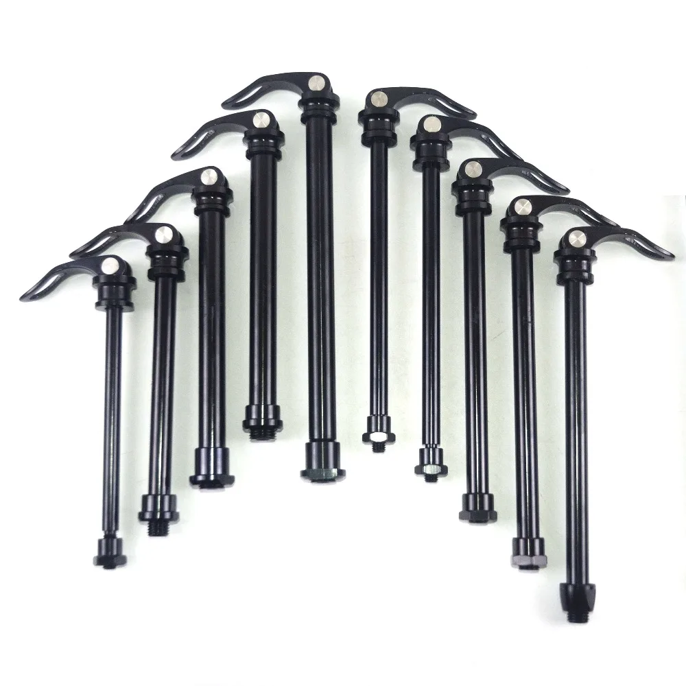 

Velosa MTB alloy thru axle quick release skewers, all specifications front and rear thru axle for bicycle