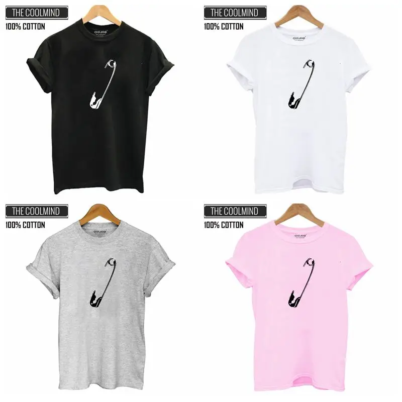 COOLMIND QI0255 100% القطن فضفاض مضحك المرأة تي شيرت عارضة قصيرة الأكمام بارد النساء T قميص س الرقبة الصيف التي شيرت الإناث المحملات COOLMIND QI0255 100% القطن فضفاض مضحك المرأة تي شيرت عارضة قصيرة الأكمام بارد النساء T قميص س الرقبة الصيف التي شيرت الإناث المحملات