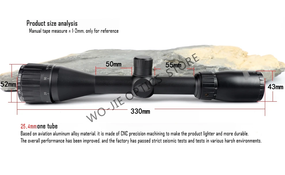 BSA ESS AR3-9X40 тактический прицел красный зеленый прицел для винтовки с подсветкой снайперский оптический прицел Охотничья винтовка с прицелом