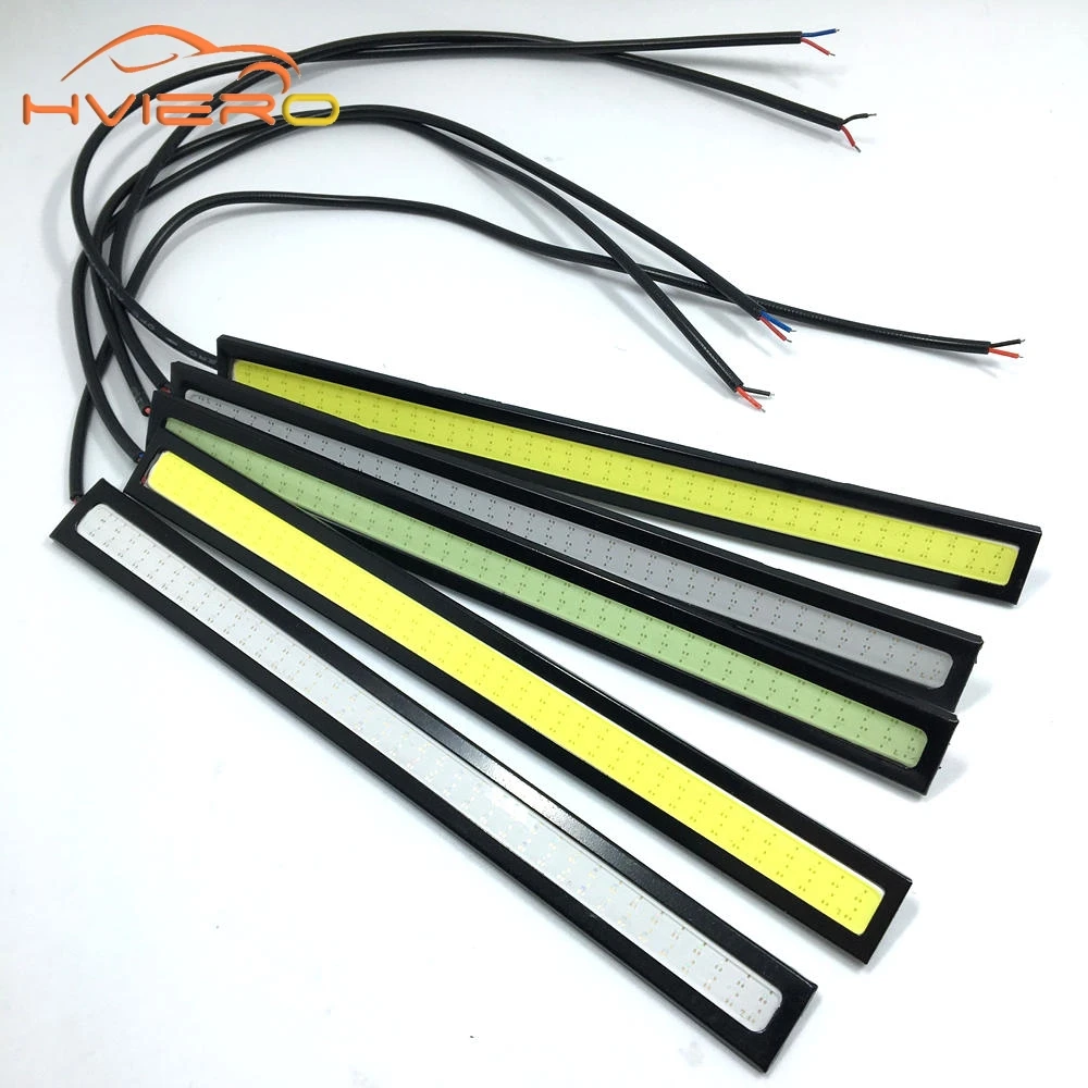 2X New update Ultra Bright LED Blue Daytime Running lights DC 12V 17cm