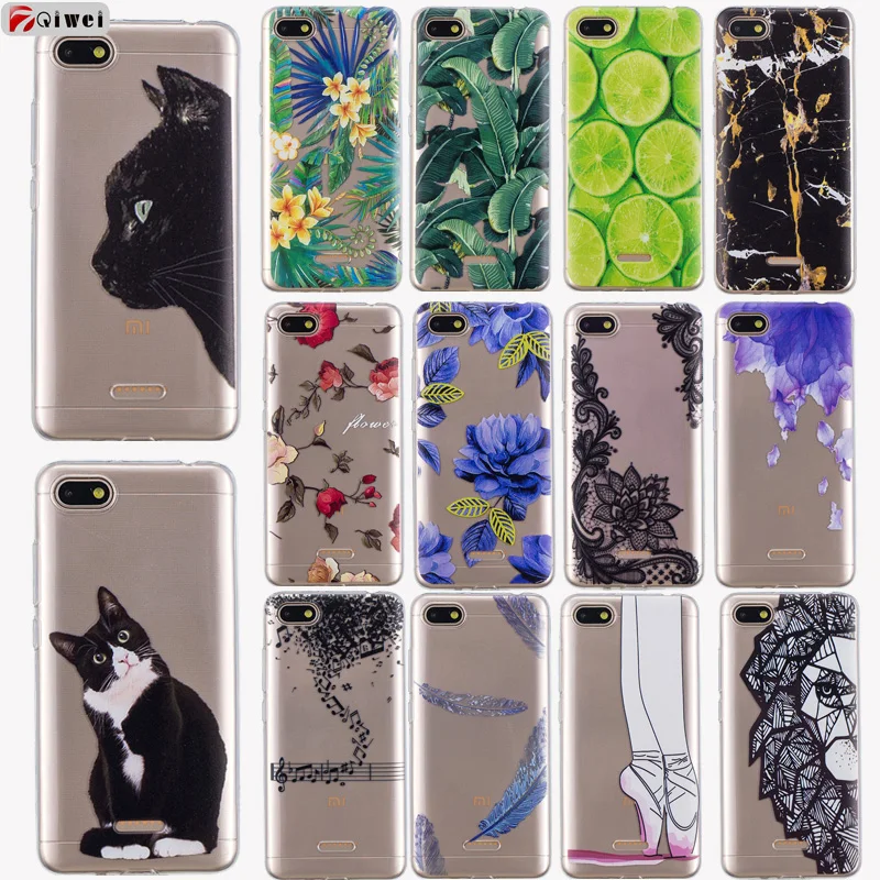 

Redmi6A Case For Coque Xiaomi Redmi 6A Case Silicone Soft TPU Cover For Xiaomi Redmi 6 Coque Redmi 7A 6A A6 Capa Bumper