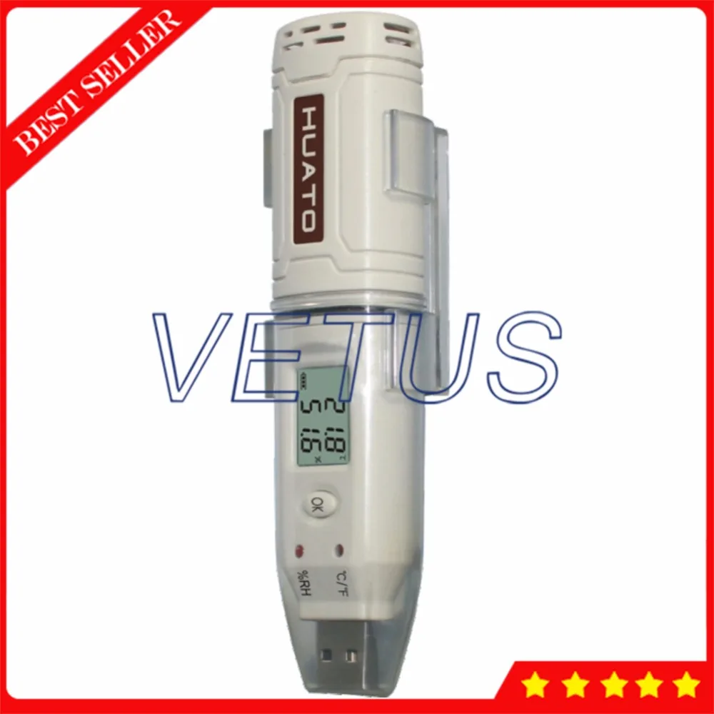 

HE174 USB Temperature Humidity Data Logger with 2 in 1 Datalogger 4,3000 Storage Meter Digital Thermometer Hygrometer
