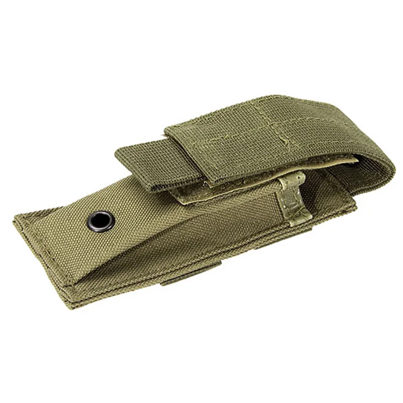 Multifunction Practical Tactical Nylon Flashlight Holster Folding Knife