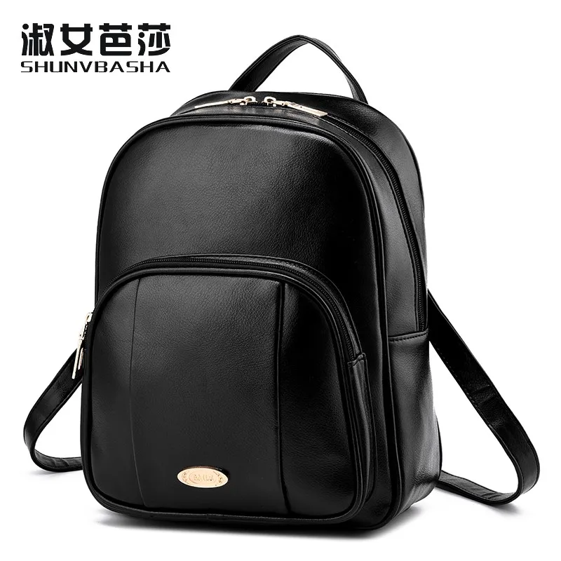 ФОТО SNBS 100% Genuine leather Women backpack 2017 New wave of female students backpack spring and summer fashion casual women bag