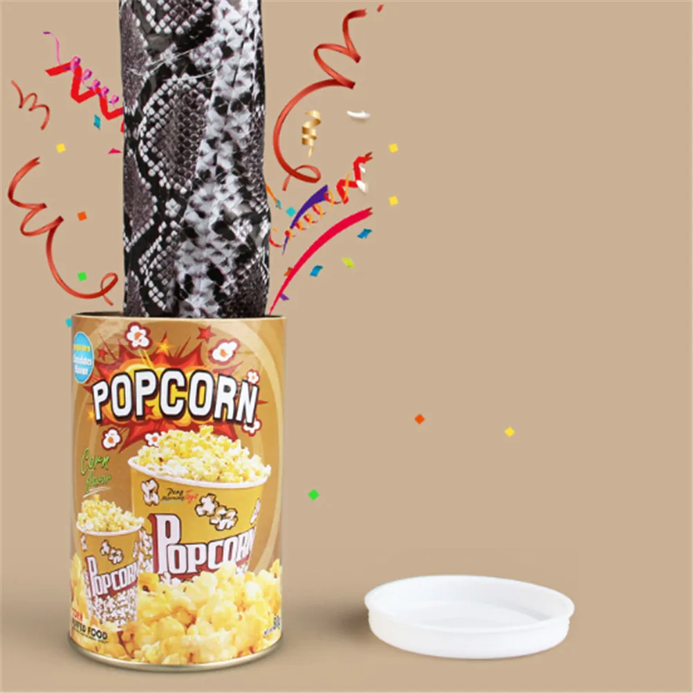 1 шт. Забавный картофельный чип может прыгать Весенняя змея игрушка подарок на