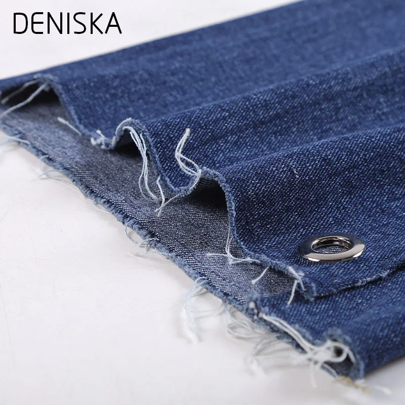 Дениска весна новый корейский 2018 Повседневное Mom Jeans Для женщин Высокая Талия