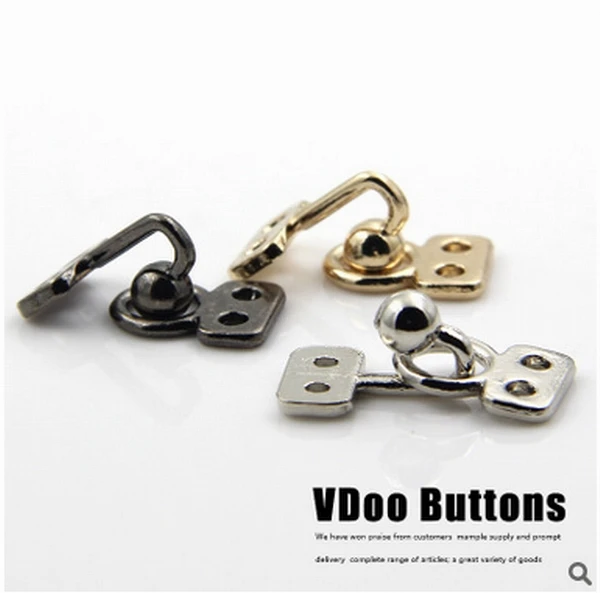 18mm25mm 10pcs wholesale invisible metal buttons buttoned collar