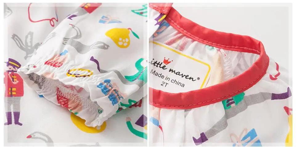 Little maven/комплекты детской одежды г. Новые Осенние брендовые хлопковые топы для девочек, футболка с принтом+ шорты, 20241