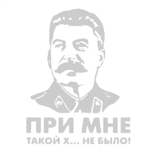 HotMeiNi Сталин виниловая наклейка там не было такого говна со мной лидер СССР автомобиля наклейки на заднее лобовое стекло окна наклейки на бампер - Название цвета: Серый