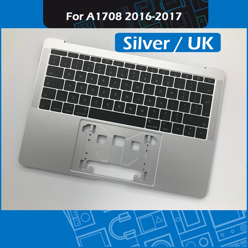 Silver A1708 Top Case Uk Layout For Macbook Pro Retina 13 A1708