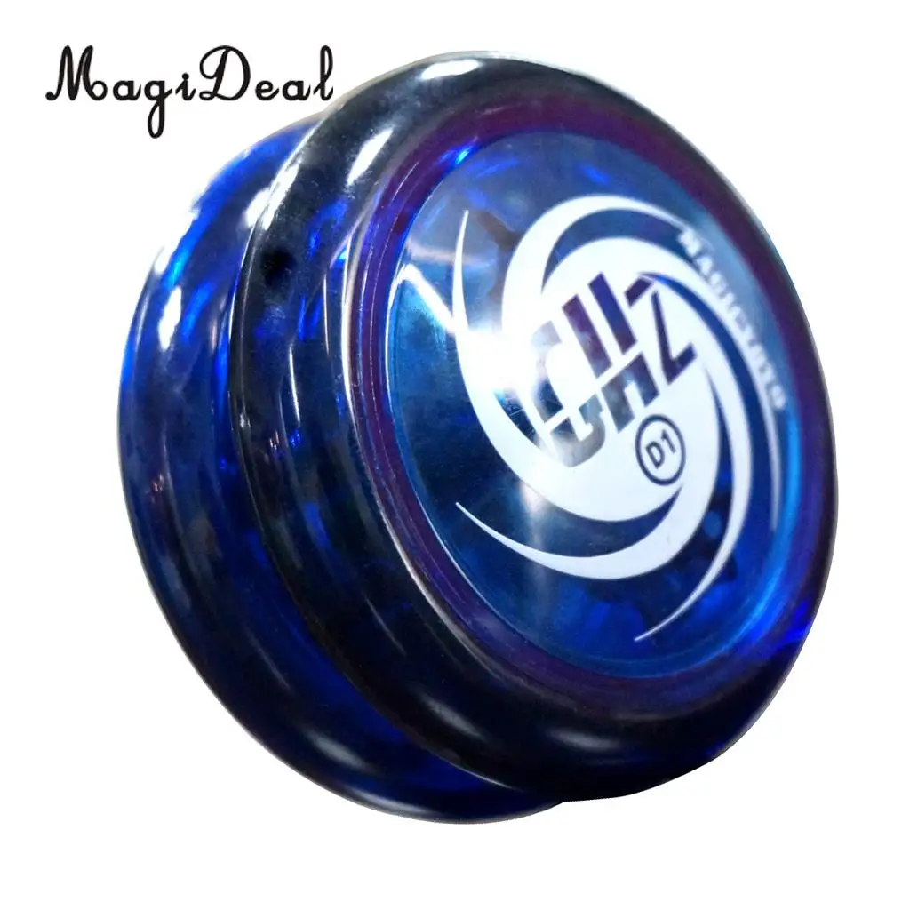 Plastic D1 Spin Ball Professional YoYo Size E Bearing with String for Kids Children Adult Classic Toy Green