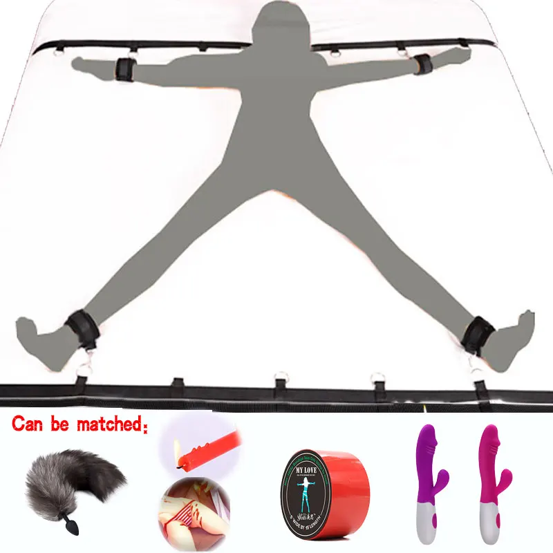 Edonsor Adjustable Sturdy Straps Nylon Cuffs Binding Ropes