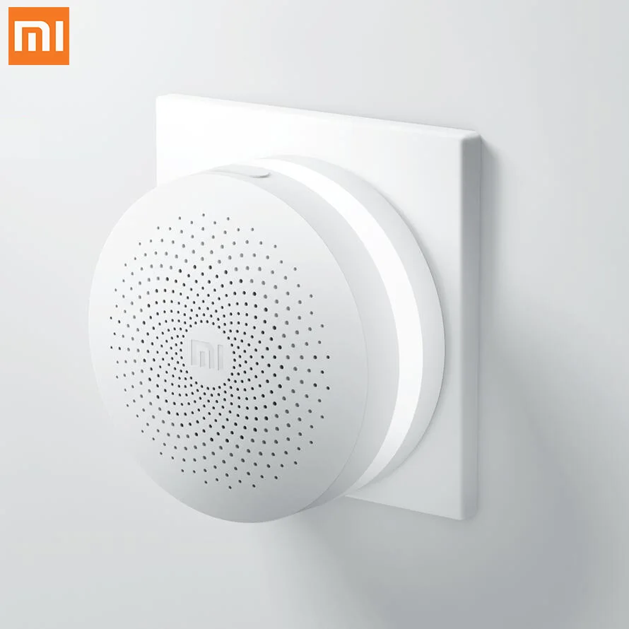 Обновление оригинала Xiaomi Mijia умный дом Многофункциональный шлюз 2 сигнализация интеллектуальная онлайн радио ночной Светильник Bell D5