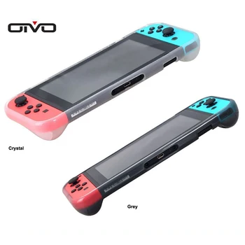 

OIVO for Nintend Switch TPU Anti-Scratch Back Case for Nintend Switch Cover Premium Crystal with Screen Protector Clear Shock