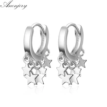 ANENJERY – boucles d'oreilles à pampilles en forme d'étoile, en argent Sterling 925, pour femmes